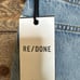 RE/DONE 90's Crop Low Slung Jeans in Medium Raf Size 24 NWT