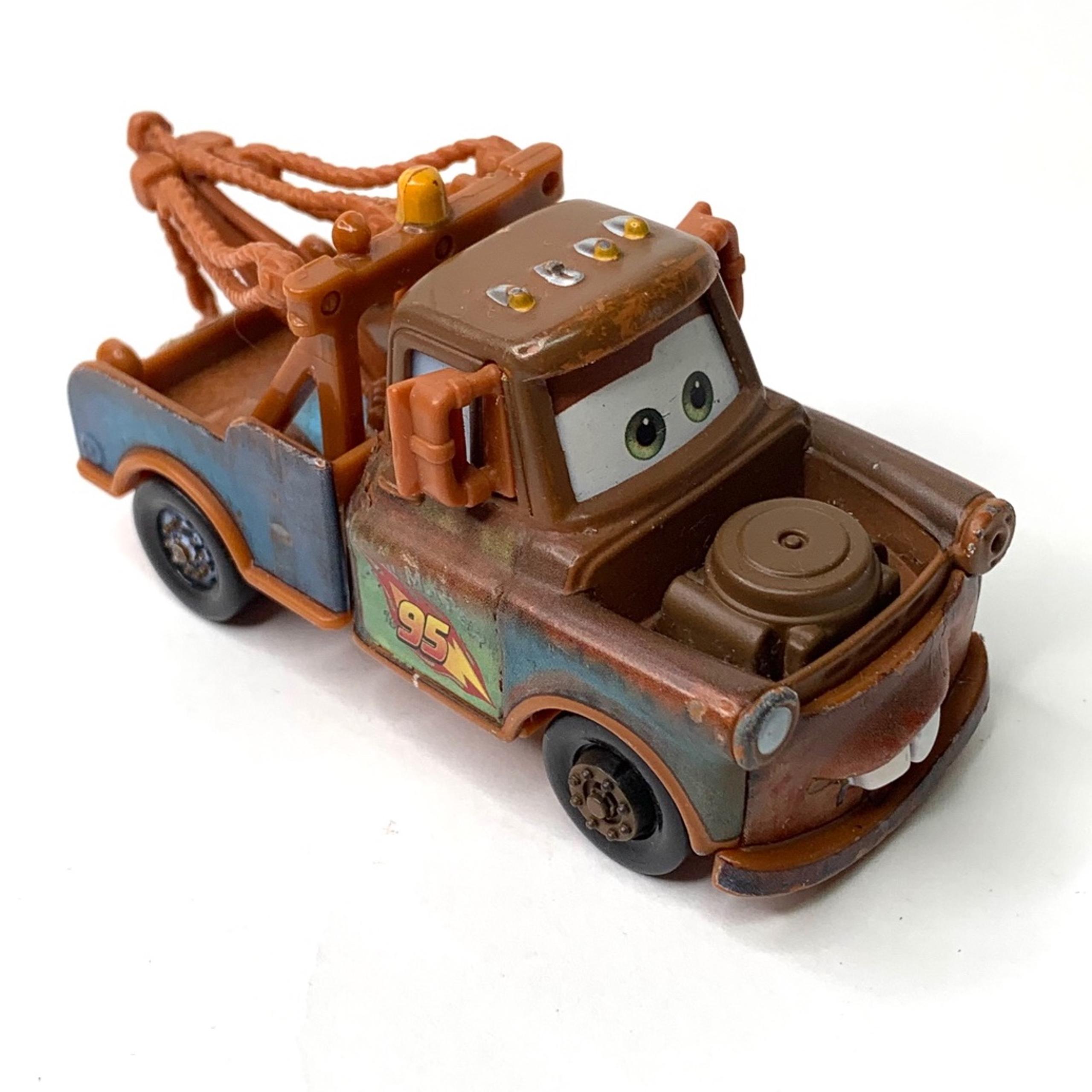Cars 2 Race Team Mater Tow Truck Die-Cast 3" Action Figure Vehicle Disney Pixar