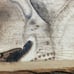 Wood burn lion wall art