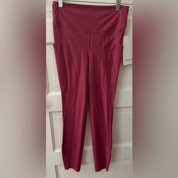 Fast and Free High-Rise Tight 25” Pockets Washed Mauve Sz 8