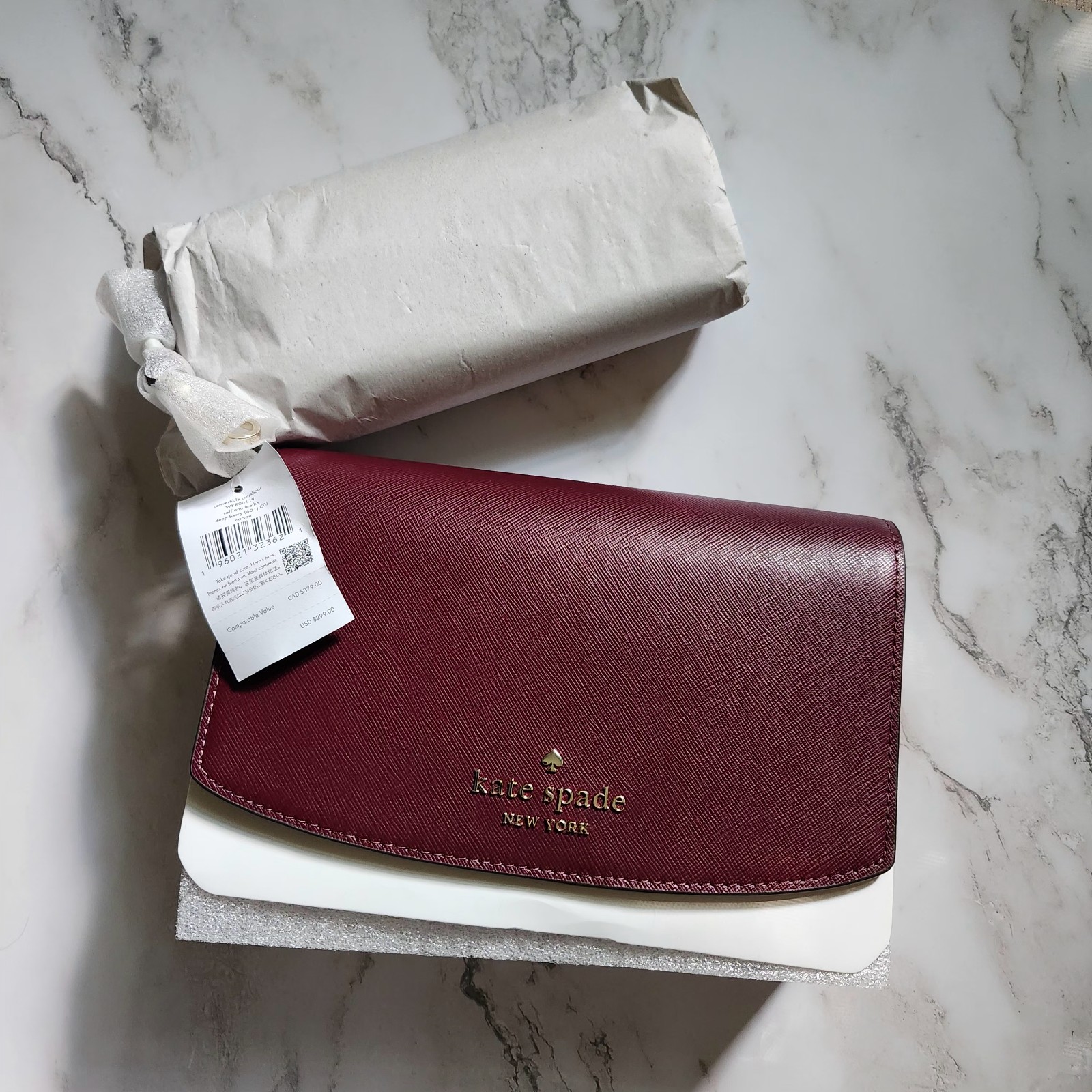 Kate Spade Carson Convertible Crossbody (Very Berry)