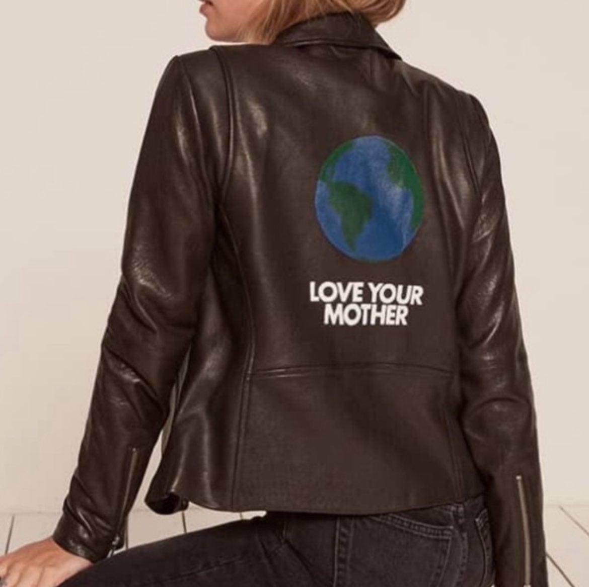 Veda x Reformation Leather Jacket