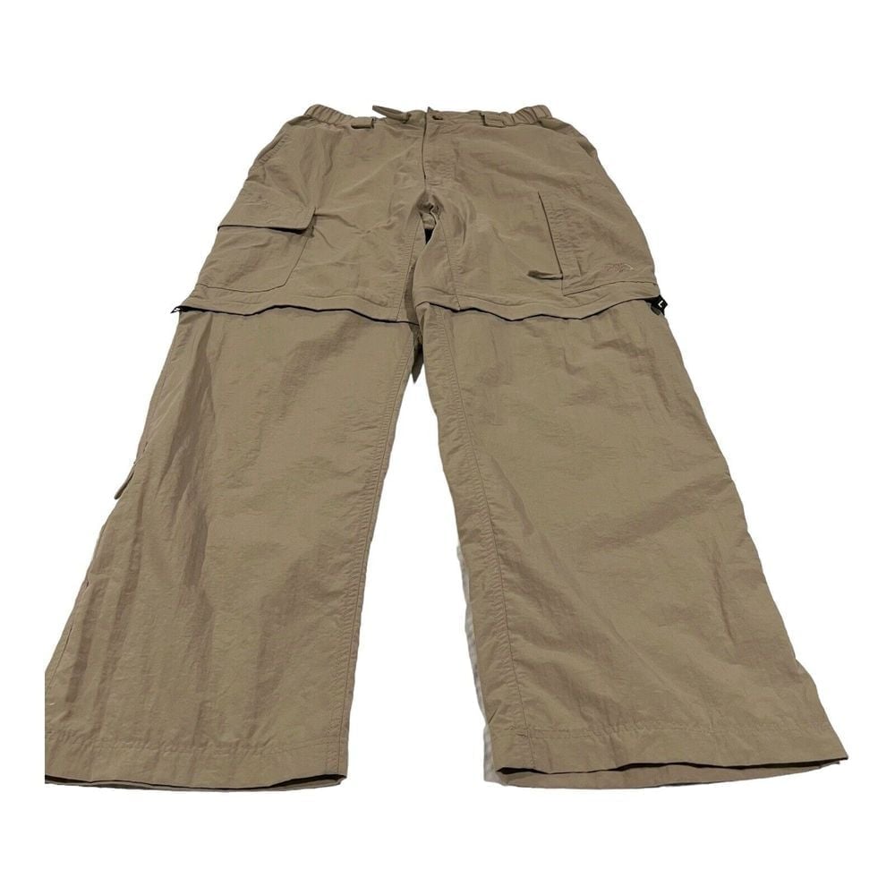 The North Face Pants Men S/P Khaki Cargo 2 in 1 Shorts Hiking Utility Outdoors
