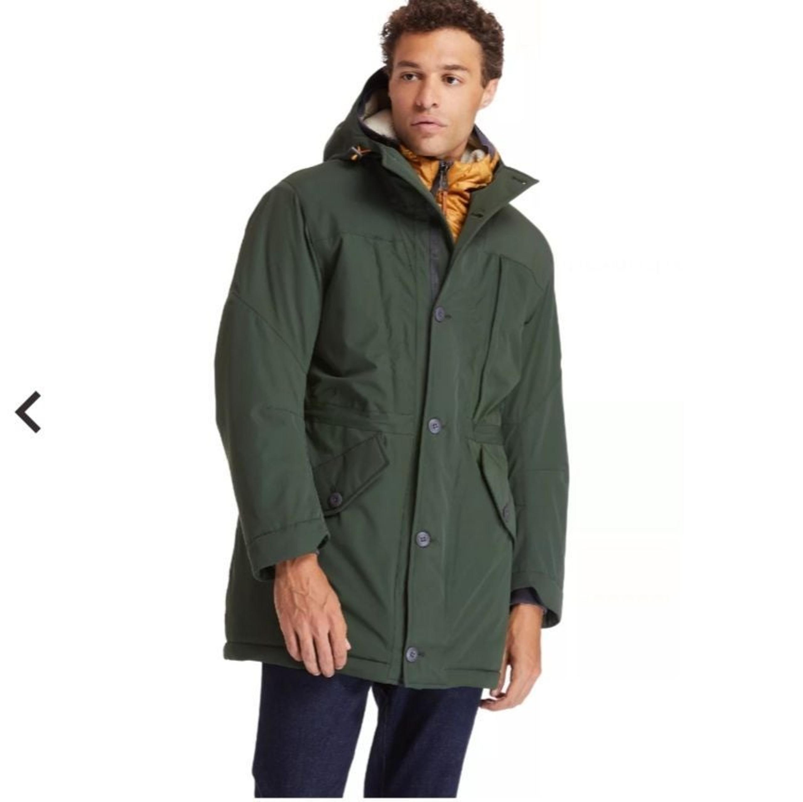 Timberland Men's Heritage Ecoriginal Dryvent Green Parka