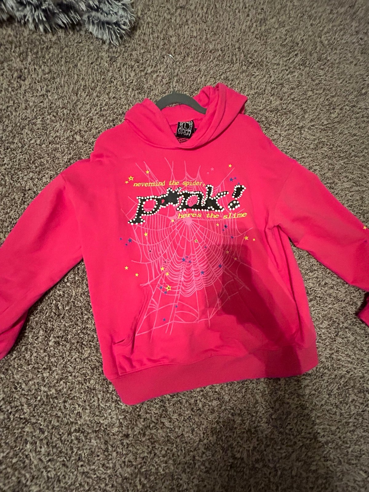 Sp5der P*NK Hoodie