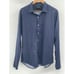 Bonobos Button Down Shirt Slim Fit Men Large Blue Geometric Long Sleeve Stretch