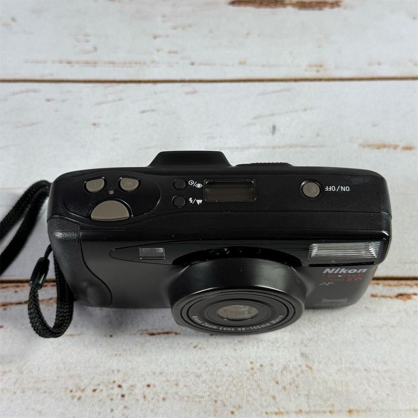 Nikon Lite Touch Zoom 105 AF 35mm Film Camera Black Panorama Auto Focus