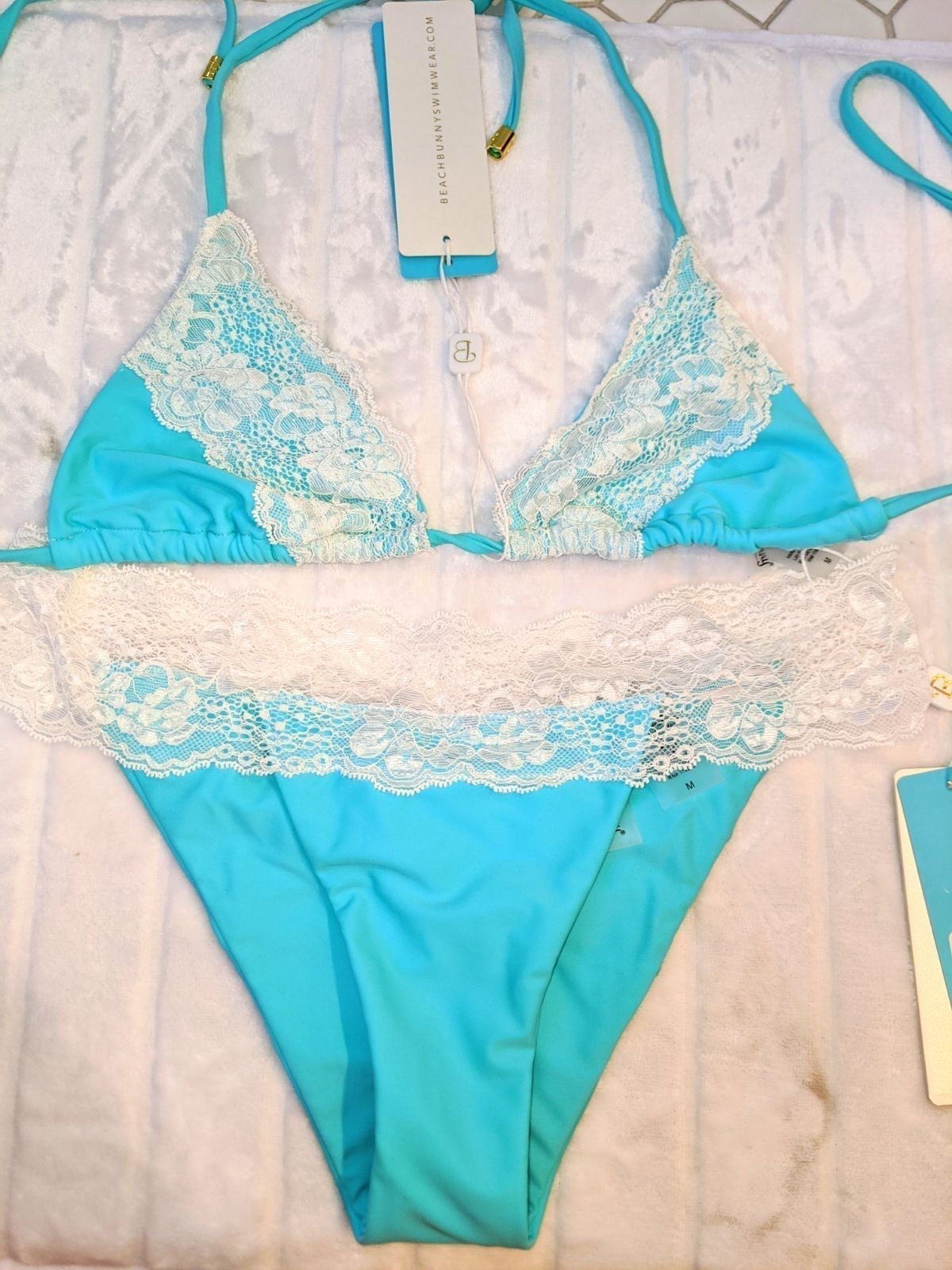 New Beach Bunny Lady Lace XSMALL Large Set