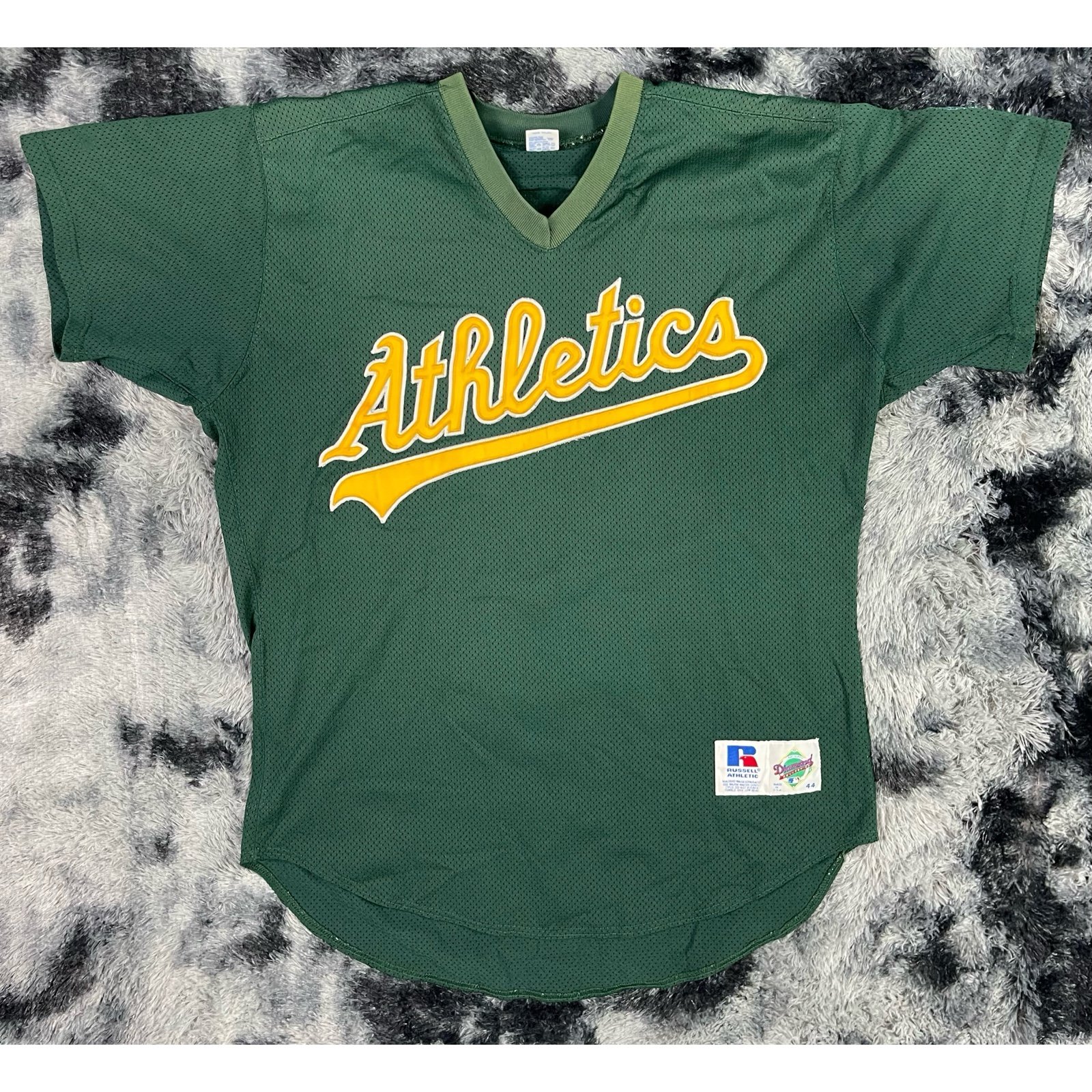 Vintage Russell Athletic Diamond Collection Oakland A's Lance Blankenship Jersey