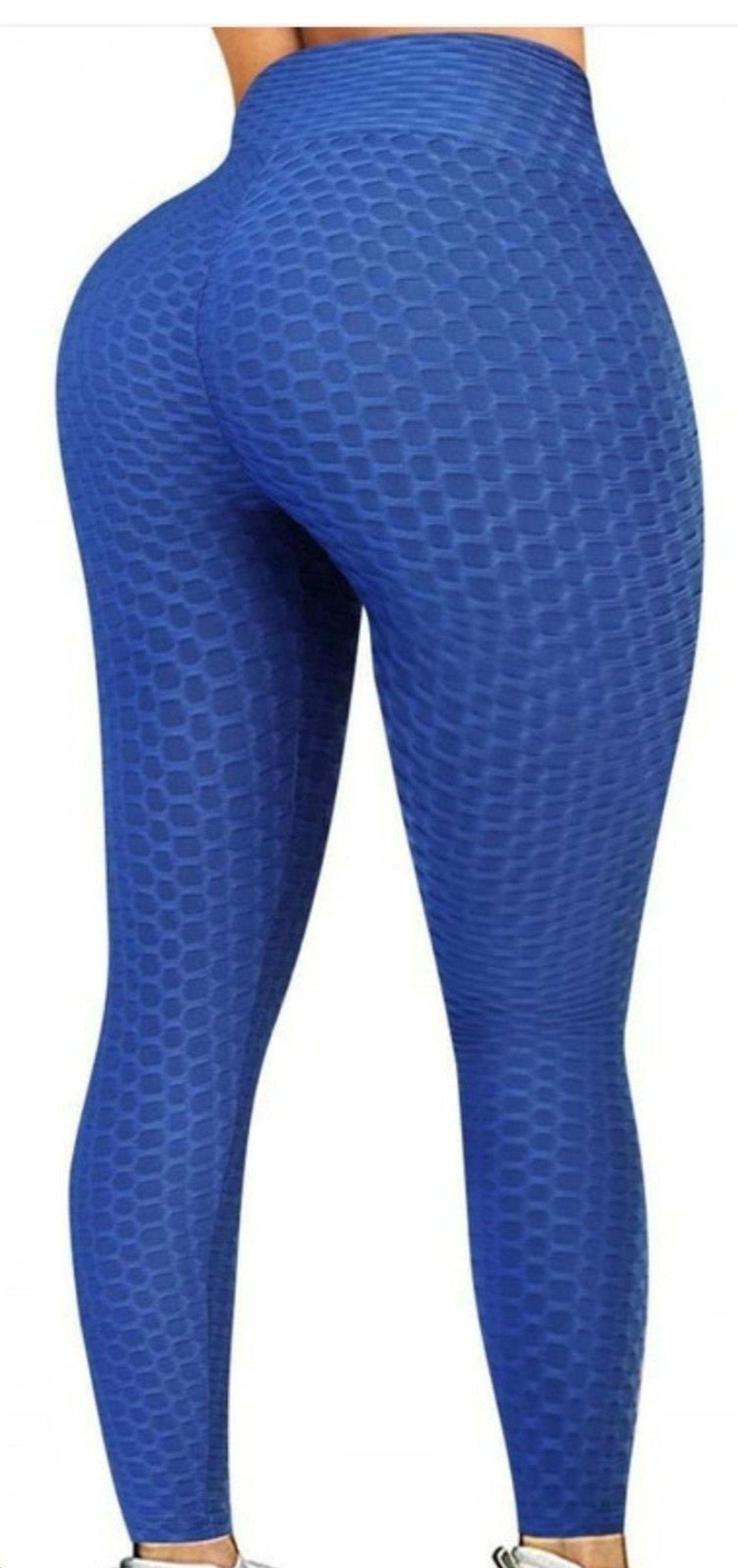 Bubble Honeycomb Tiktok Booty Scrunch Leggings Size L