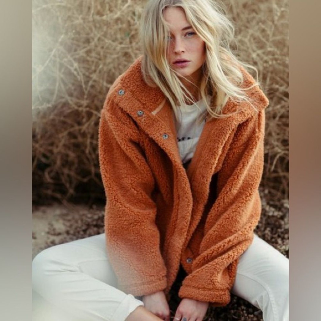 Billabong Cozy Days Sherpa Jacket Toffee Small