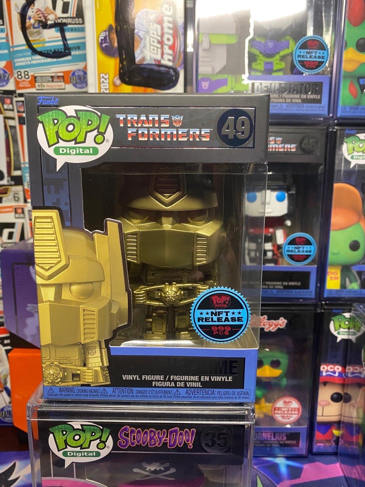 Funko Optimus Prime NFT Grail LE 999 pcs