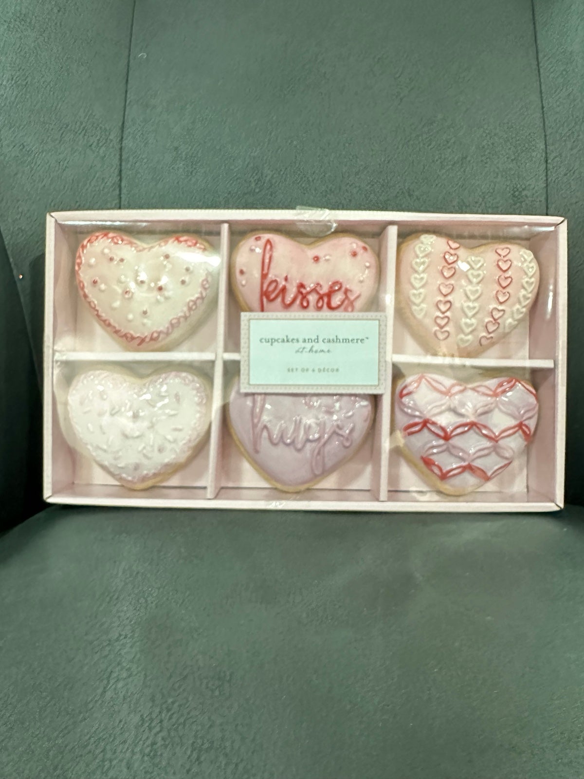Heart❤️Valentines ceramic decorated cookies ‼️❤️