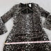 Cache BodyCon Dress Womens Size 0 Leopard Print Vintage Stretch Velour 90s