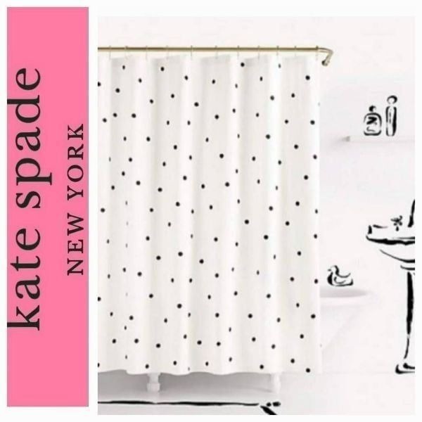 Kate Spade Polka-Dot Shower Curtain