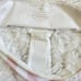 Tori Praver Adriana Bikini size XS Pink White Stripes Ruffle NEW