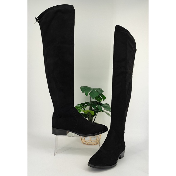 Sam Edelman Women's Paloma Black Over The Knee Side Zipper Boots Size 11