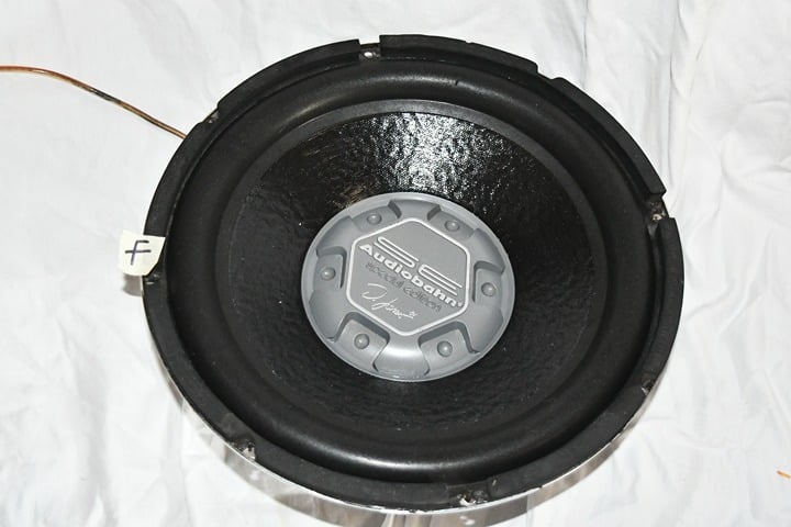 audiobahn 12 subwoofer AW1251SE Special Edition DJ Jones 400w TESTED 517BK #1