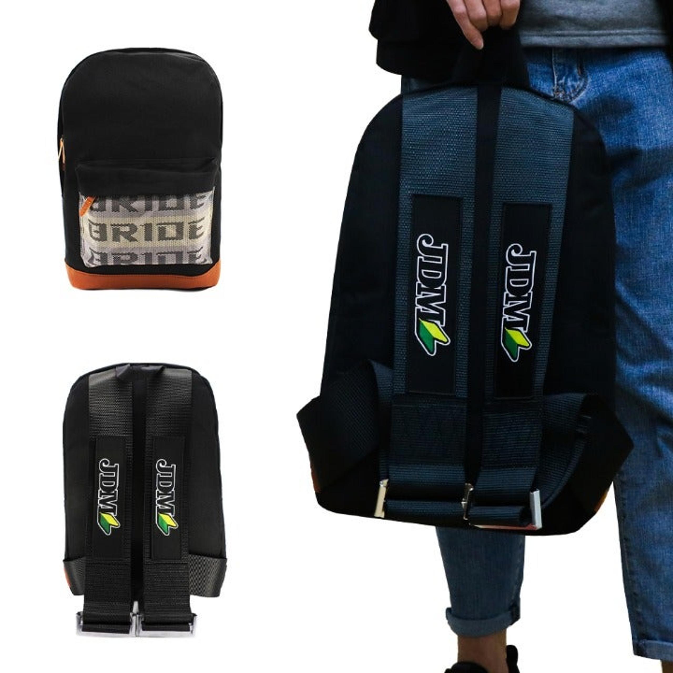 NEW JDM BRIDE RACING BLACK BACKPACK