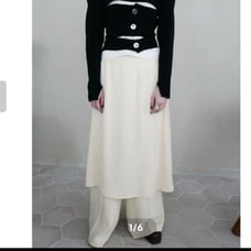 VISCOSE SKIRT LAYERED PANTS kayle