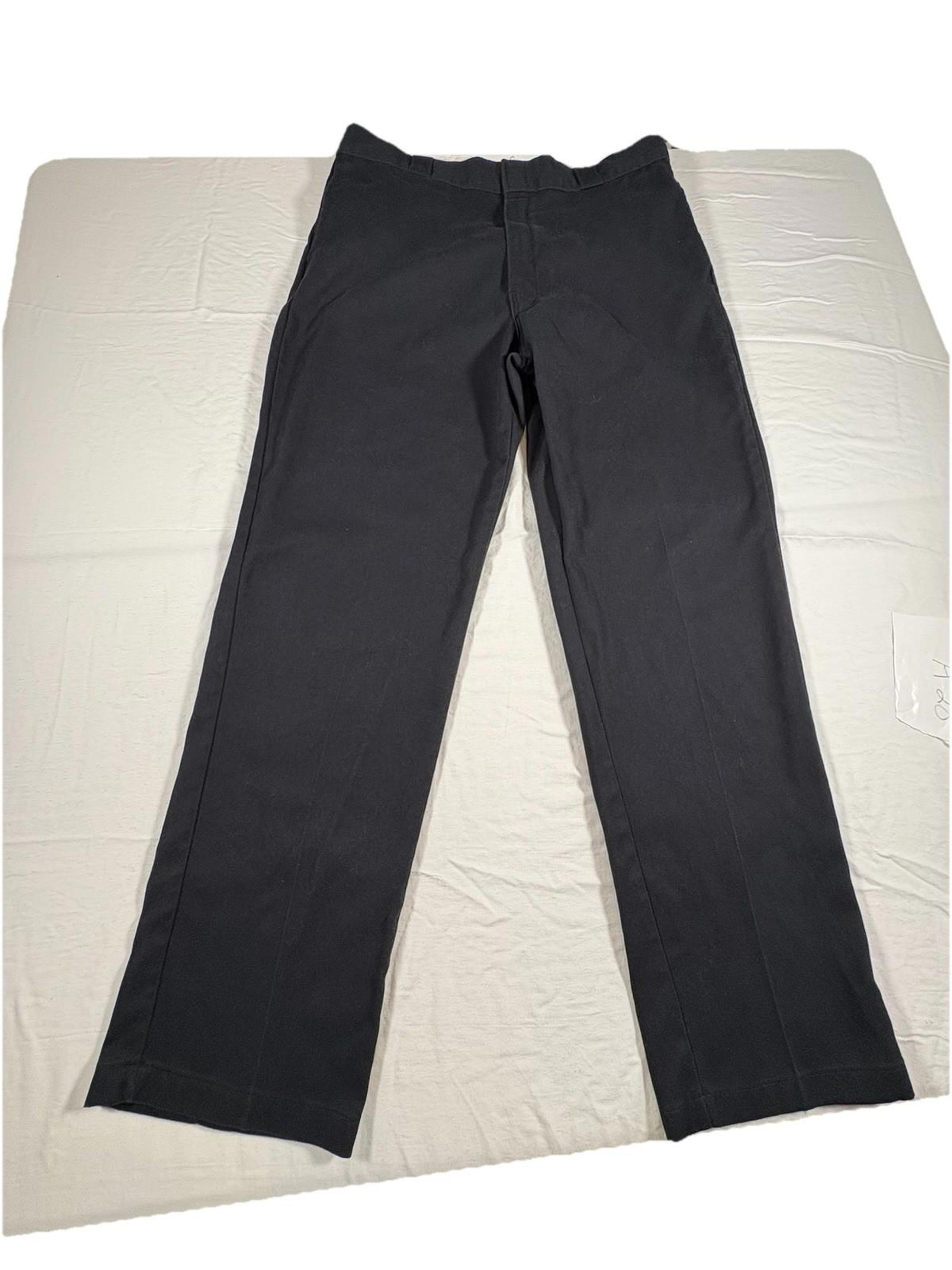 Men's 38X34 DICKIES 874 FLEX Original Fit Canvas  Black Work Pants Skate (A28)
