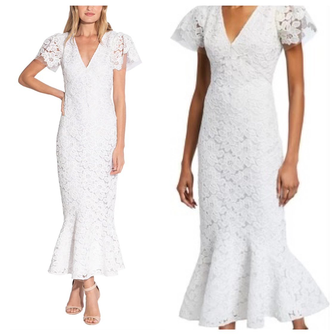 Shoshanna Cereza Floral Embroidered Tulle Midi Dress