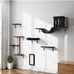 Wall Mounted Cat Climber Set, 6 Pcs Cat Furniture Set with Cat House