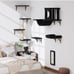 Wall Mounted Cat Climber Set, 6 Pcs Cat Furniture Set with Cat House