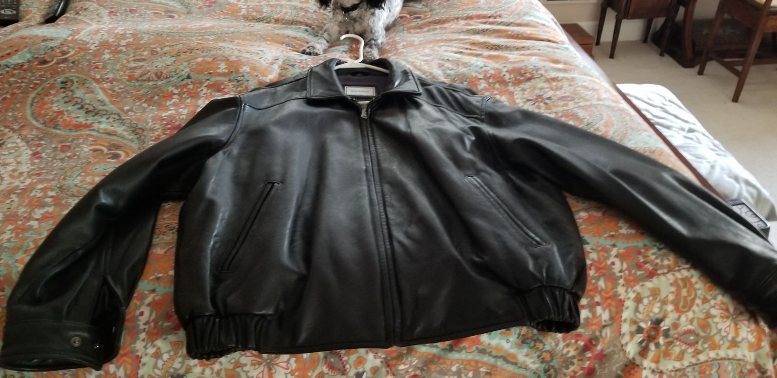 Men's 70s Leather Jacket in Brown