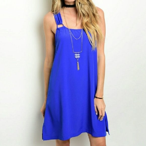 Royal Blue Sun Dress
