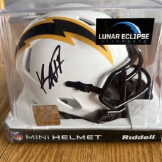 nfl Autographed mini helmets lunar eclipse chargers Keenan Allen Beckett cer