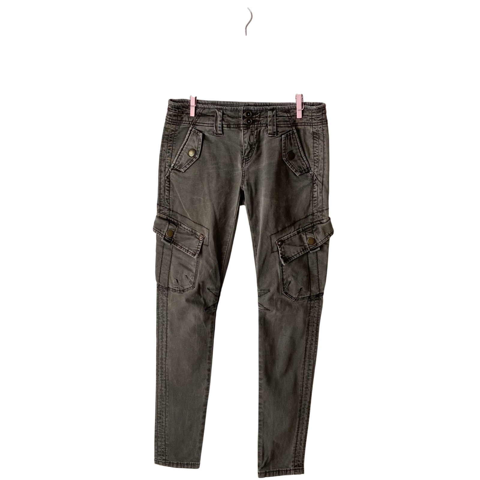 Free People Skinny Cargo Jeans Size 26