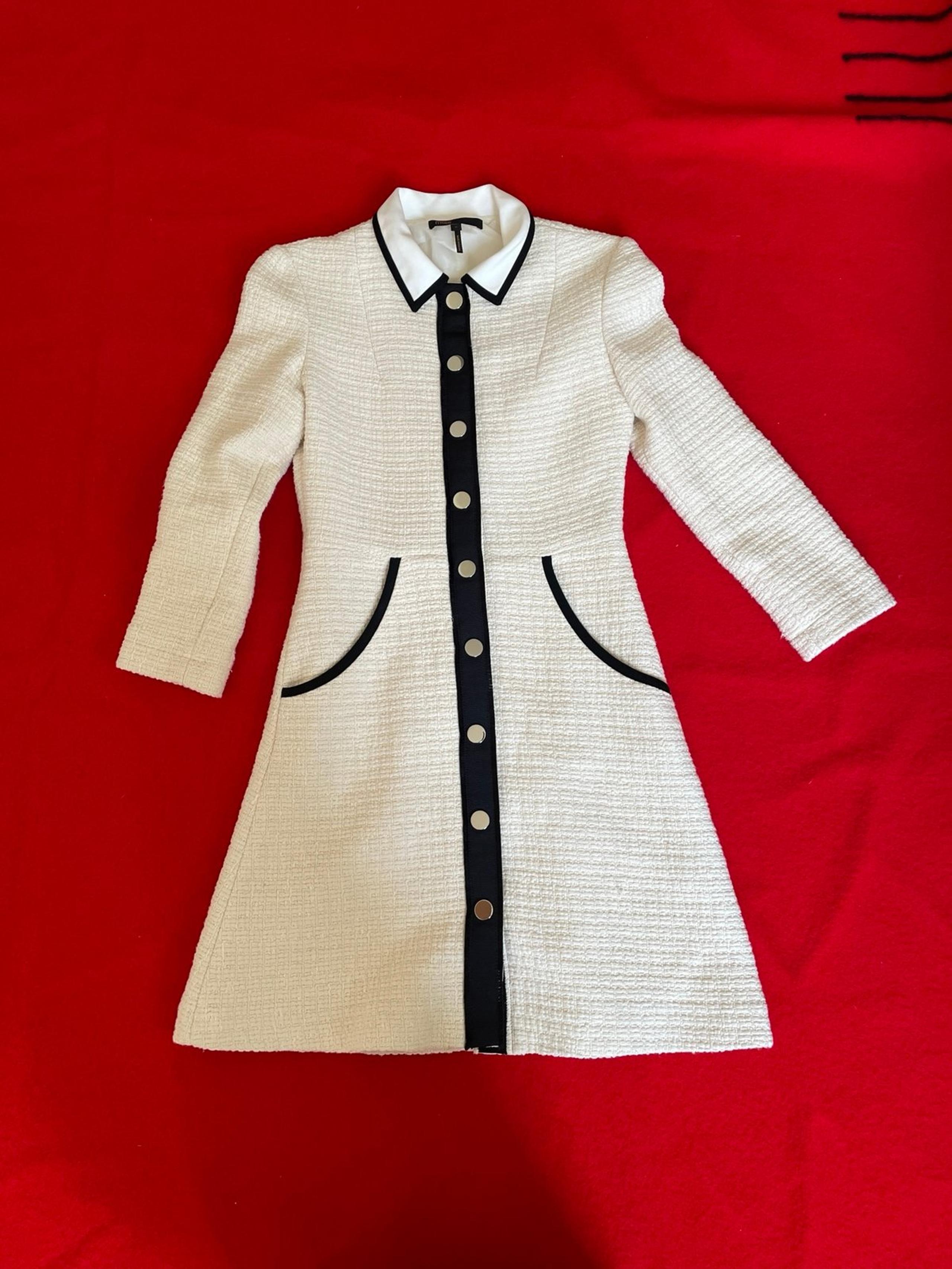MAJE:  Renalo Mini Tweed Shirt Dress SIZE 0