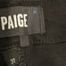 PAIGE Woman MAYSLIE Coated Straight Ankle Pants Size: 31