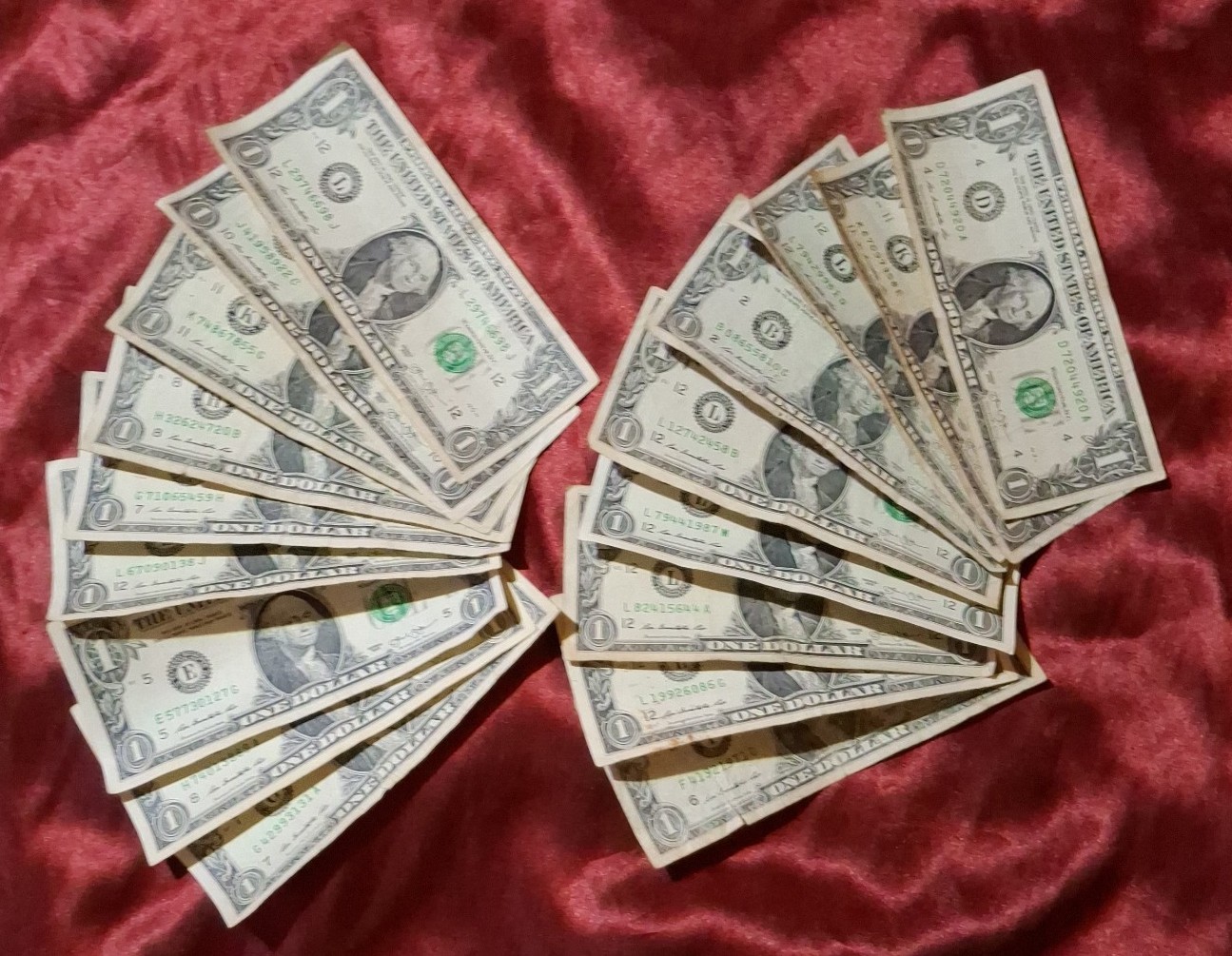 Serial Number Errors One Dollar Bill 2013 Series Lot of 18