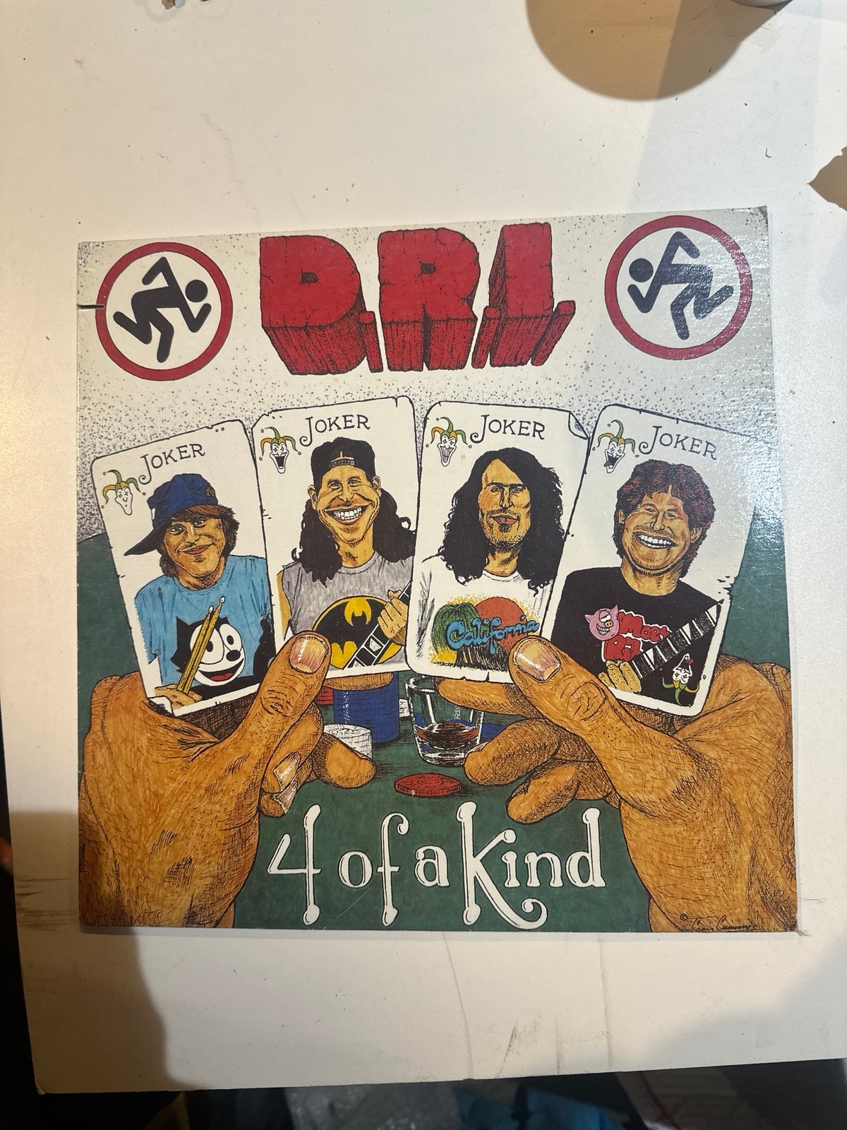 D.R.I. Dirty Rotten Imbeciles Four of a Kind 1988 Metal Blade Vinyl LP