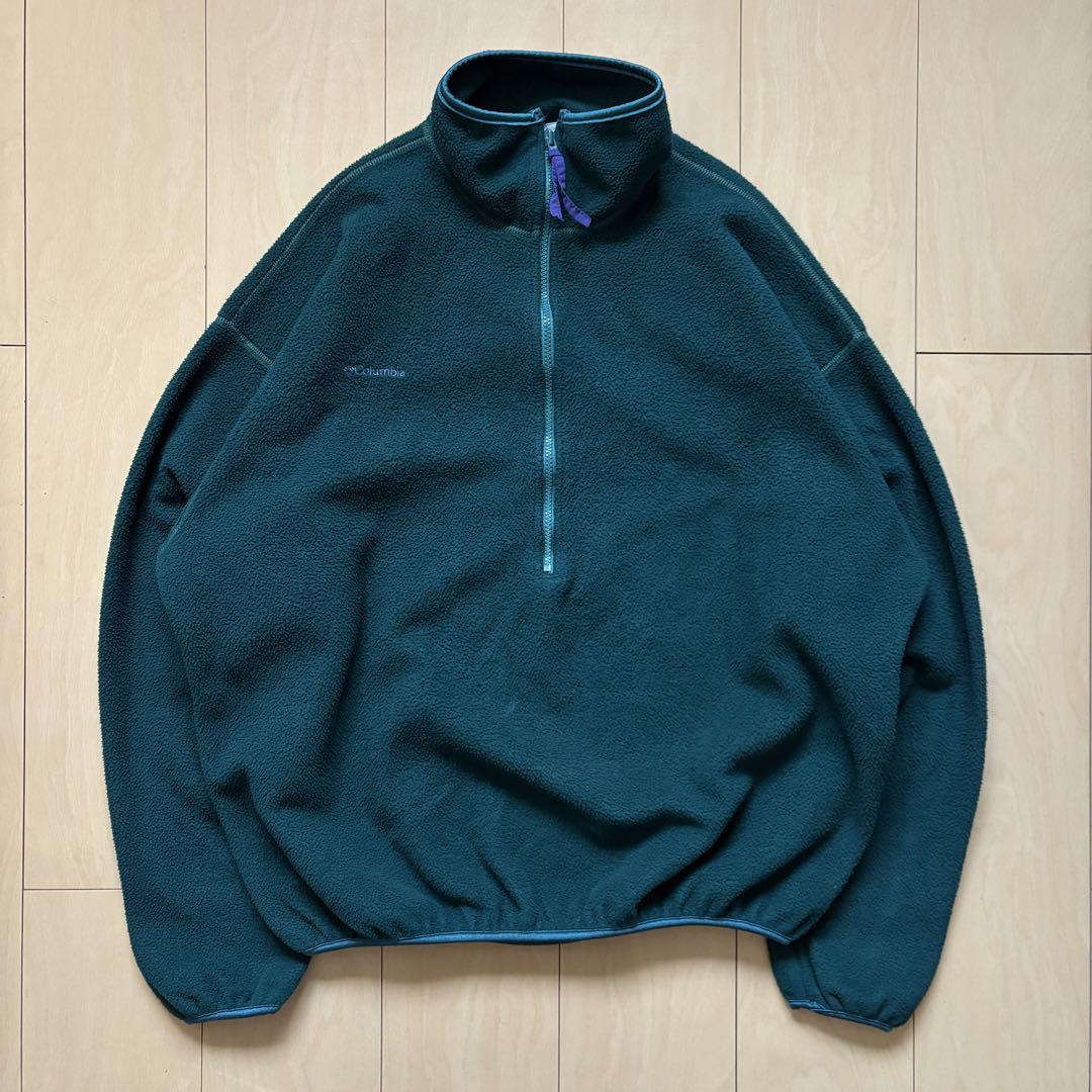 90s Columbia Half-Zip Fleece Green