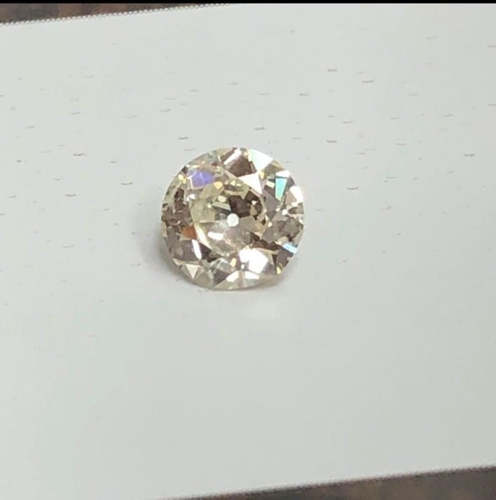Diamond Natural Old European Cut .42carats K SI2-I1 Round stone