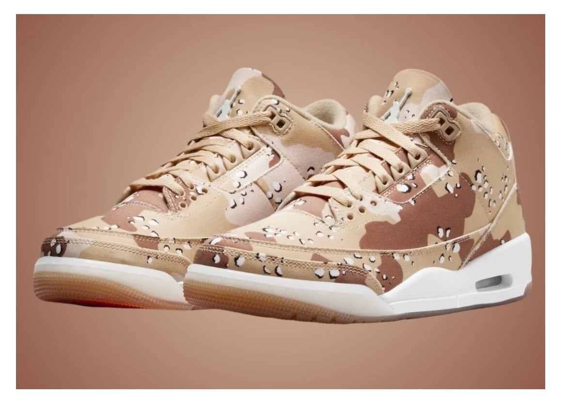 NIKE WOMEN'S AIR JORDAN 3 RETRO TEX DESERT CAMO HM4301-200