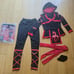 Couples Matching Ninja Costume Set for Halloween and Ninja Themed Party