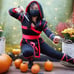 Couples Matching Ninja Costume Set for Halloween and Ninja Themed Party