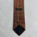 Ermenegildo Zegna Mens Silk Tie Red Gold Blue All Over Print Exclusive Design