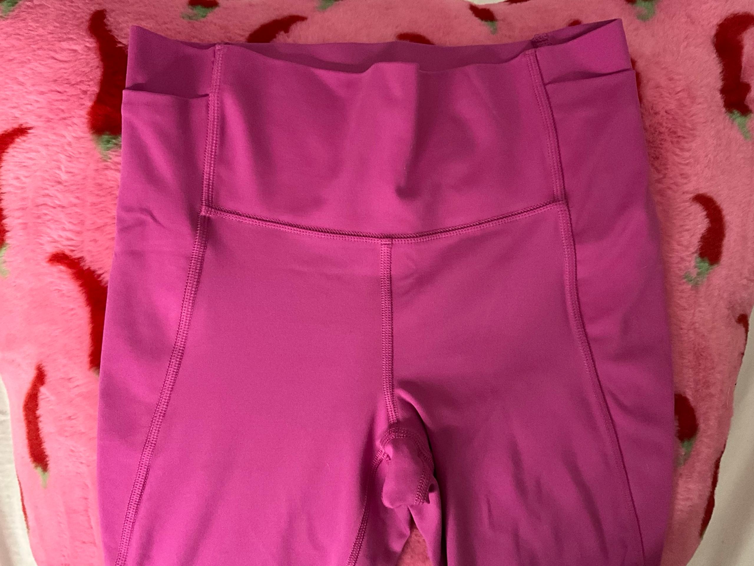 Pink workout leggings