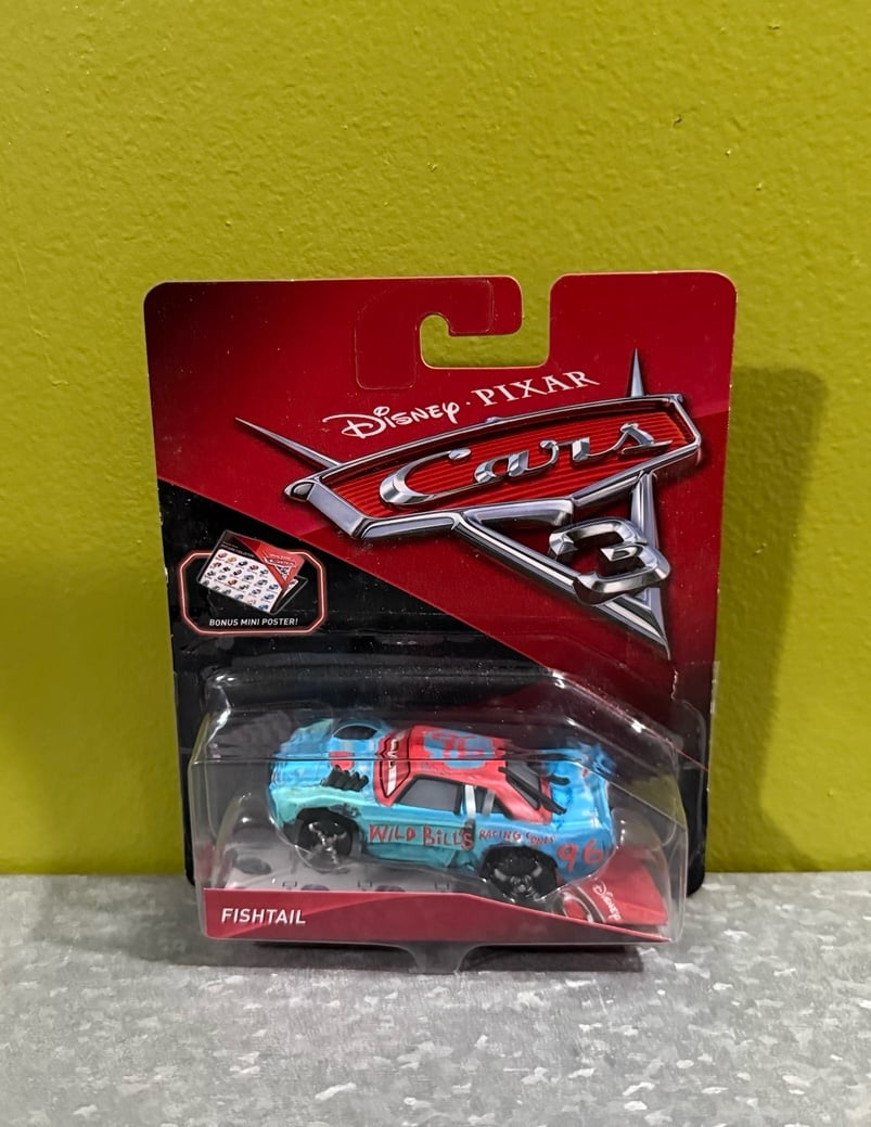 Disney Pixar Cars 3 Fishtail Bonus Mini Poster