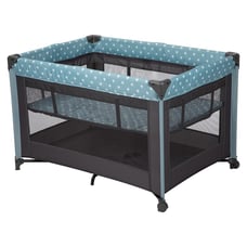 Babideal Dottie Baby Play Yard with Bassinet, Blue Dot, Unisex-WL