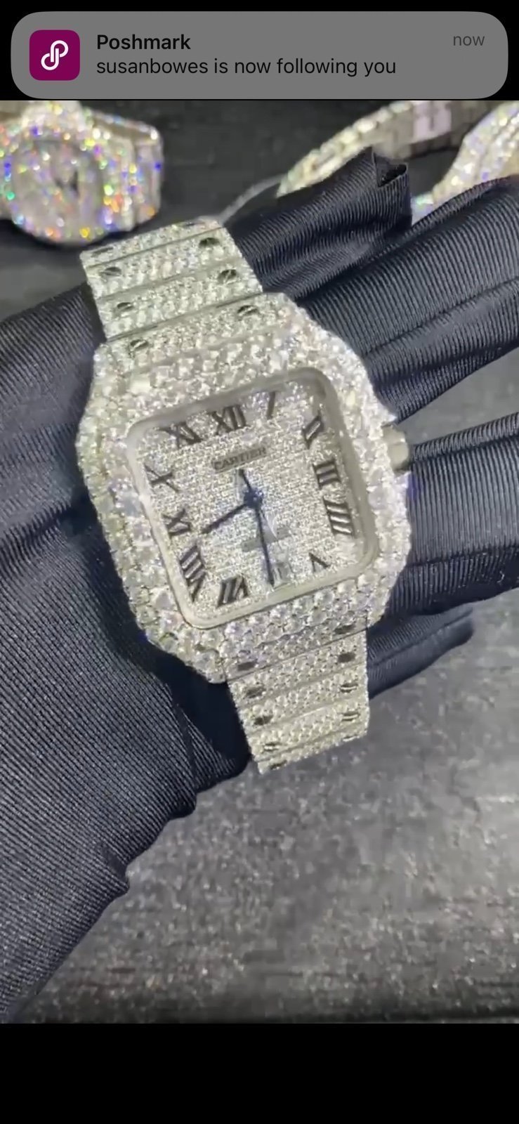 Iced out Cartier