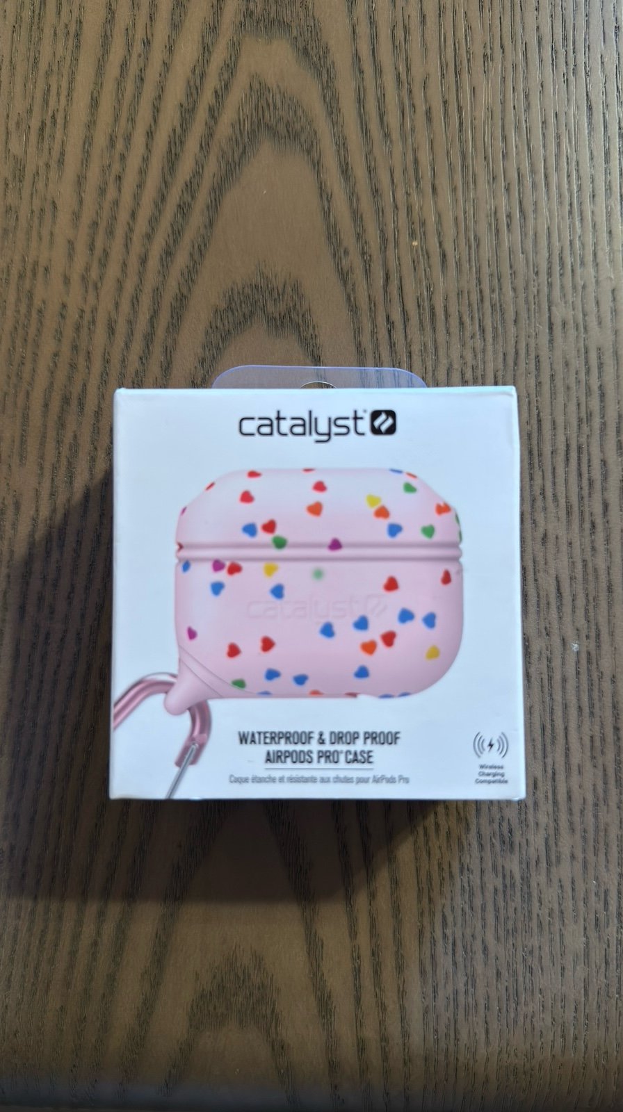 Catalyst AirPods Pro waterproof pink confetti case
