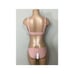 New. Pilyq blush stitched bikini set.
