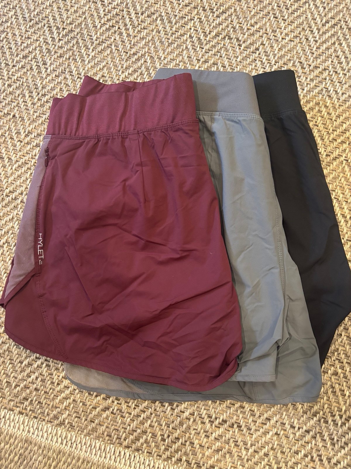 3 pair Hylete Athletic Shorts