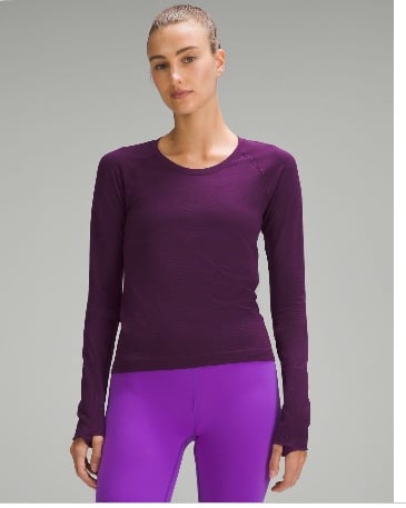 NWT Lululemon swiftly tech long sleeve race length 4